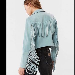Wrangler Suede Fringe Jacket